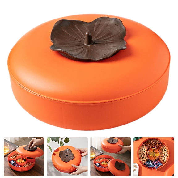 HONITANO 1Pcs Multi Function Candy Plate With Compartments For Tv Watching And Indoor Party