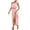 Pink, variant on LEAVINGSUO Sleeveless Dresses for Women 2026 Women's Fashion Bow Split Large Suit Dress