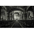 thumbnail image 2 of Brown,Victoria 24x17 Gold Ornate Wood Framed with Double Matting Museum Art Print Titled - Cuba Church BandW, 2 of 4