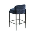 thumbnail image 5 of Meridian Furniture Burton Navy Chenille Fabric Stool (Set of 2), 5 of 8