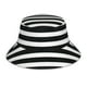 thumbnail image 1 of Balery Black And White Stripes Sombreros para el sol para hombre y mujer, sombrero de pescador con UPF 50+, 1 of 6
