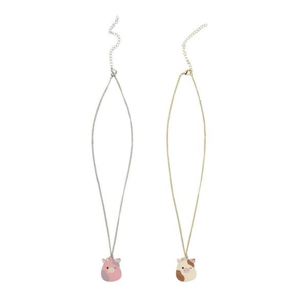 Squishmallows Patty & Ronnie Besties 2-Pack Necklace Set