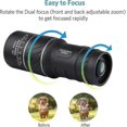 thumbnail image 2 of 16x52 Monocular Dual Focus Optics Zoom Telescope For Birds Watching / Wildlife / Camping, 2 of 5