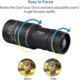 thumbnail image 2 of 16x52 Monocular Dual Focus Optics Zoom Telescope For Birds Watching / Wildlife / Camping, 2 of 5