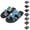 Blue, variant on RotHome Women's Barefoot Sandals Zero Drop Wide Toe Box Minimalist Hiking Sandals Ultralight Breathable Strappy Bohemian Summer Beach Footwear
