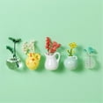 thumbnail image 2 of Modern Home Decor, Vase Magnets Ceramic Vase Refrigerator Magnets 3D Ceramic Flower Vase Cute Plant Vase Fridge Magnets Kitchen Decoration, 2 of 9
