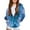 Navy, variant on SGFCWSX Girls Oversized Hoodies Zip Up Sweatshirts Kids Soft Printed Sweatshirt Jacket Blue Size 5 Years