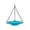 Teal, variant on Achla Designs Hand Blown Glass Birdbath with Miniature Stand, Tomato Red