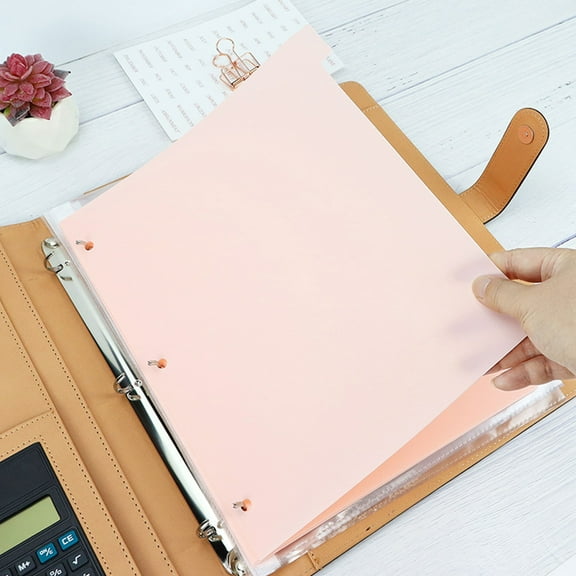 Raindrops  8 Sheets Binder Partition Plate Premium Material Dividers