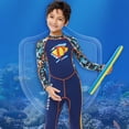 thumbnail image 3 of Eigraketly Trajes de neopreno de 2,5 MM, traje de buceo de secado rápido, pantalones largos de manga larga, cuerpo completo UPF 50, protección Deportes acuáticos azul marino S, 3 of 6