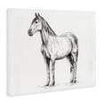 thumbnail image 2 of Stupell Industries Rustic Lodge Horse In Charcoal Canvas Art, 40 x 30, by Leah Noel Art, 2 of 8