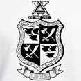thumbnail image 3 of CafePress - Delta Chi Black And White Coat Of Arms Sweatshirt - Pullover Hoodie, Hooded Sweatshirt, 3 of 4