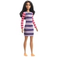 thumbnail image 2 of Muñeca Barbie Fashionista Vestido a Rayas, 2 of 4