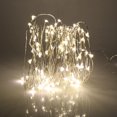 thumbnail image 3 of Guirnalda de luces LED RGB con alambre plateado, 10/20/30 m, decoración navideña, lámpara para exteriores con interruptor para árbol de Navidad, boda, fiesta, 3 of 5