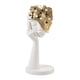 thumbnail image 1 of Estatua femenina moderna, escultura abstracta, figura decorativa, adorno. blanco, 1 of 9