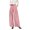 Pink, variant on Achuyrbd Women's High Waisted Wide Leg Pants Button Front with Pockets Solid Color Business Casual Office Trousers Professional Work Wear, S-2XL