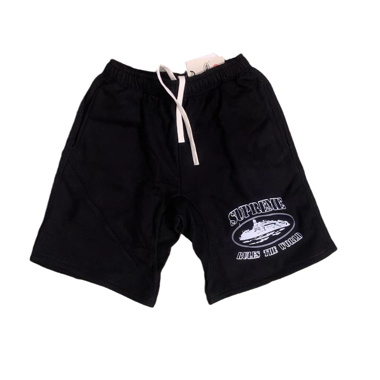 Corteiz short Alcatraz shorts ship print shorts trend hip-hop
