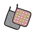 thumbnail image 2 of Carolines Treasures BB5141PTHD Apples on Pink Pair of Pot Holders , 7.5HX7.5W, multicolor, 2 of 3