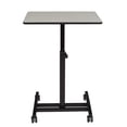 thumbnail image 3 of Pemberly Row Modern Powder-Coated Metal Sit and Stand Student's Desk in Gray, 3 of 9