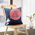 thumbnail image 5 of LALILO Throw Pillow Covers Sign Showing Love You Inspiration Cushion Cover 18" x 18", 2 Pack, 5 of 6