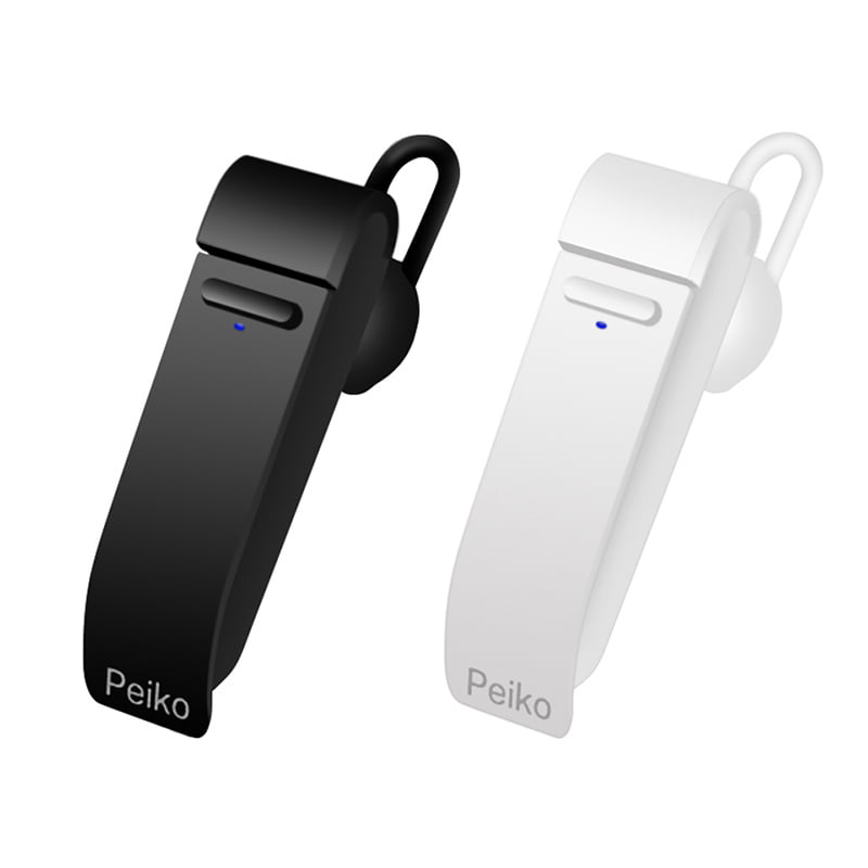 Electronic Translator Portable Bluetooth Multi-Language Translation,28 Languages Wireless Translator Headset for Learning Travelling Shopping Business Meeting Smart Language Translator Device White 