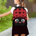 thumbnail image 3 of Binienty Cute Ladybug School Backpack for Girls 4-6 Lightweight Little Girls Bookbag with Lunch Box and Pencil Case 3 In 1 Kids Back to School Gifts, 3 of 8