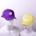 thumbnail image 4 of Gorra de algodón bordada, gorra de béisbol con visera y protección solar, 4 of 6