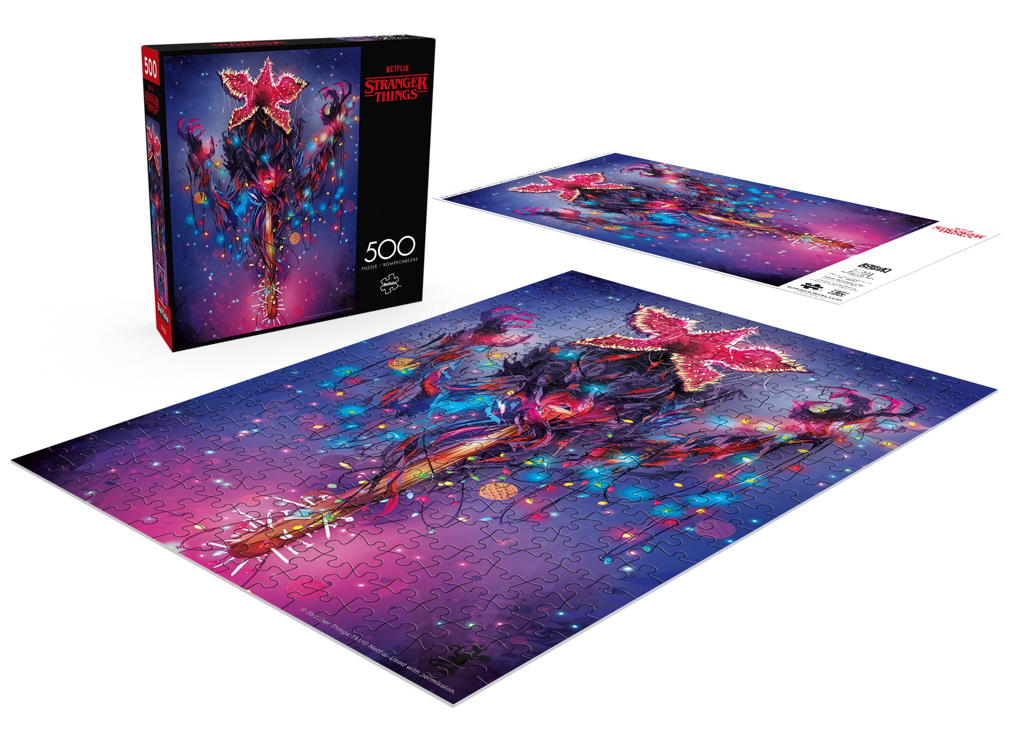 Buffalo Games Demogorgon Lights 500-Piece Interlocking Jigsaw Puzzle for Adults Ages 14-99 Years