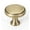 Antique English Matte, variant on Alno A980-38 Royale 1-1/2" Contemporary Flat Round Solid Brass Cabinet Knob / Drawer Knob