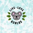 thumbnail image 4 of Inktastic Live Love Koalas Boys or Girls Baby Bodysuit, 4 of 5