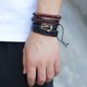 thumbnail image 1 of Pulsera trenzada, pulsera con cuentas retro para citas, 1 of 8