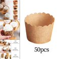 thumbnail image 4 of pitrice 50Pcs Baking Cups Baking Tools Decoration for Restaurant Dessert Shop Style I, 4 of 8