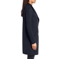 thumbnail image 2 of Kenneth Cole New York Women's 17LMW595 Double Face Wool Blend Jacket with Knit Sleeve - Navy - XL, 2 of 4