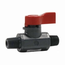 Ball Check Valve, Inline, 2 in Pipe Size, Socket x Socket, PVC Body ...
