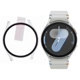 thumbnail image 1 of KAIYANG Estuche rígido para reloj Samsung Galaxy Watch7 de 44 mm con película de vidrio templado para pantalla - Negro transparente multicolor, 1 of 5