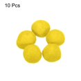 thumbnail image 3 of Wool Felt Balls Beads Woolen Fabric 3cm 30mm Yellow for Home Crafts 10Pcs, 3 of 5