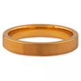 thumbnail image 2 of Ip Gold Plated Flat Brushed Surface With Polished Sides And Inside Tungsten Ring, 2 of 2