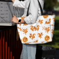 thumbnail image 4 of Wukai Squirrel Playing Print Zipper Bag,large Beach Tote Bag,Waterproof Sandproof Bag,Grocery and Picnic Tote Travel Bag, 4 of 5