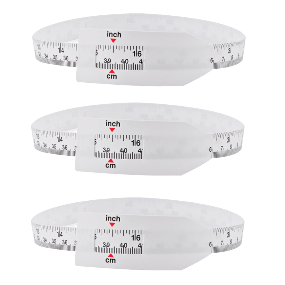 3pcs Baby Head Circumference Measuring Ruler PP Plastic Infant