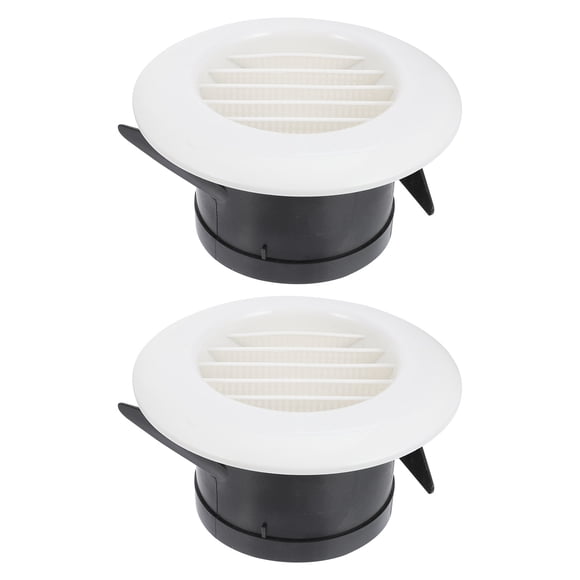 KAKOWELY Rejilla de ventilación redonda para aire acondicionado, 2 unidades, para el hogar