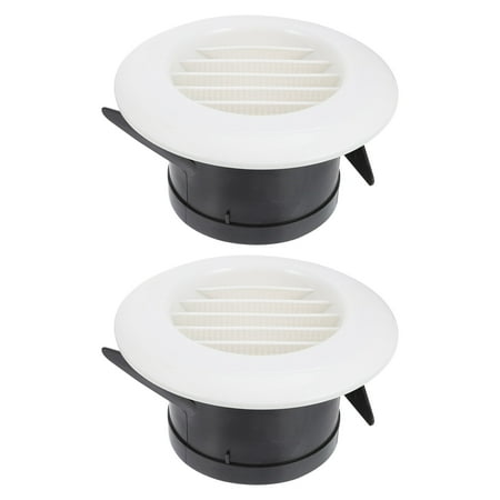 

2Pcs Air Conditioner Air Vent Round Air Vent Louver Grille Cover Vent for Home