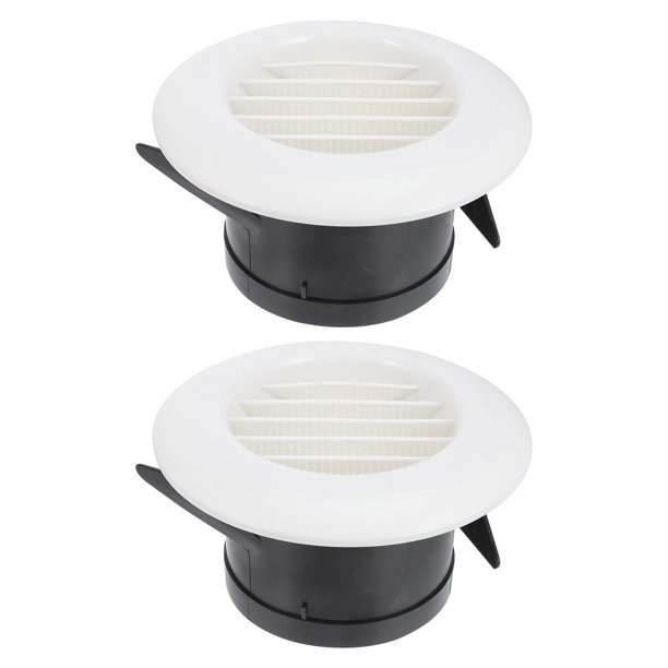 KAKOWELY Rejilla de ventilación redonda para aire acondicionado, 2 unidades, para el hogar