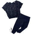 thumbnail image 1 of Conjunto Blusa con Estrellas Glitter y Leggings para NiÃ±a Talla 10 aÃ±os Kiss Playeras y Tops para niÃ±as, 1 of 4