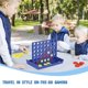 thumbnail image 3 of Juego de mesa de viaje 4 in a Row Connect Pedolini (23,88 cm x 17,27 cm), 3 of 7