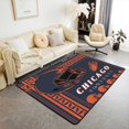 thumbnail image 1 of Erosebridal Vintage Soccer Bedroom Carpet 6'6" x 4'11", Teens Football Living Room Rug, Rugby Game Decor, Non Slip, 1 of 5