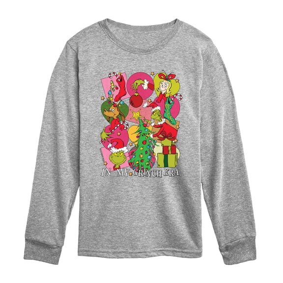 The Grinch - In My Grinchy Era - Youth Boys Long Sleeve Graphic T-Shirt