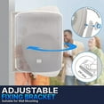 thumbnail image 5 of Pyle Outdoor Patio Speaker - 3.5" 2-Way Weatherproof Wall/Ceiling Mounted Dual Speaker (White), 5 of 7