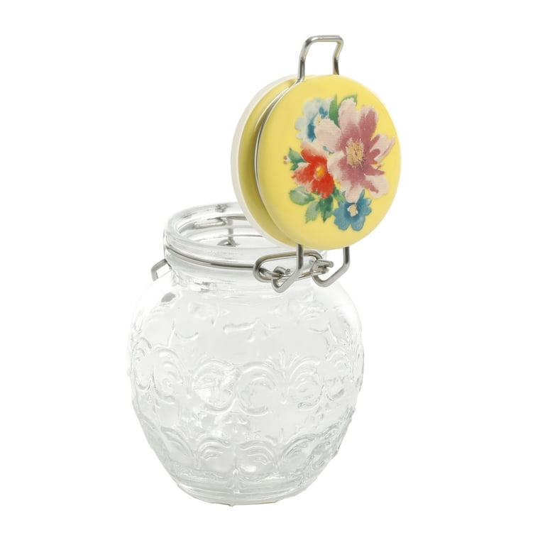 Vintage Floral Medley Spice Jars With Lids Mini Jar Set Pioneer Woman 6  Pieces