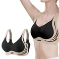 thumbnail image 5 of Brasier Sujetador Deportivo Inalámbrico para Mujer, de Alta Sujeción, sin Costuras, Cómodo, Talla Grande, para Entrenamiento, Yoga, Correr, Gimnasio, Ropa Deportiva. Extra Grande, 5 of 5
