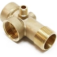 thumbnail image 3 of Brass coupling 5-way DN25 1" DN13 1/4" Blow tank pressure vessel, 3 of 4
